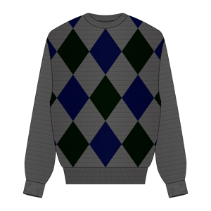 アーガイルセーター