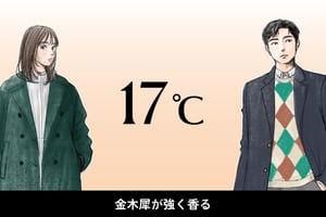 気温17度、男女別の最適な服装