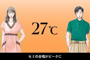 気温27度、男女別の最適な服装