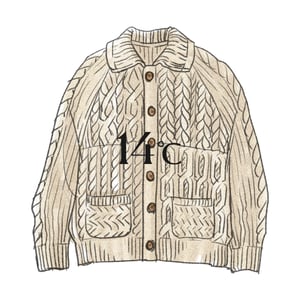 気温14度、男女別の最適な服装