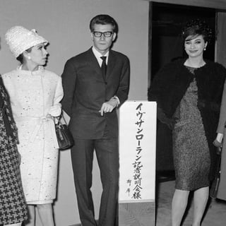 イヴ・サンローランのポートレート