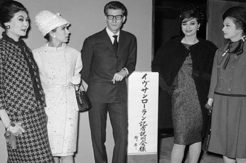 イヴ・サンローランのポートレート