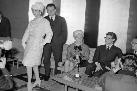 イヴ・サンローランのポートレート