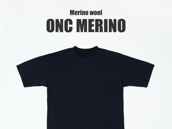 オーエヌシーメリノのメリノウールTシャツ