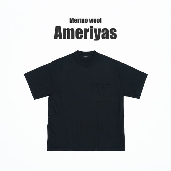 アメリヤスのメリノウールTシャツ
