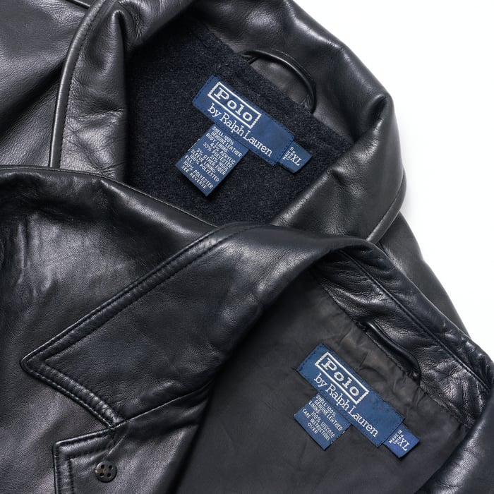  ラルフ ローレン レザーカーコート