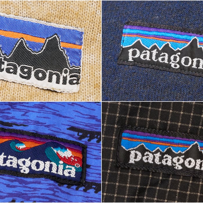 アウトドアブランド「パタゴニア」の製品に付けられているネームタグ