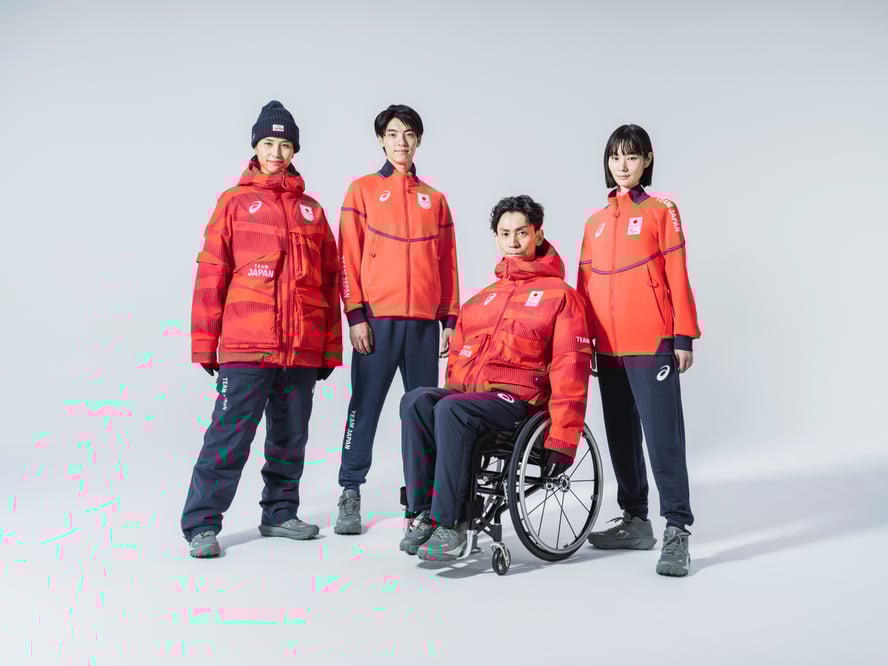 ミラノ・コルティナ2026冬季オリンピック、パラリンピックの日本選手団公式ウェア画像
