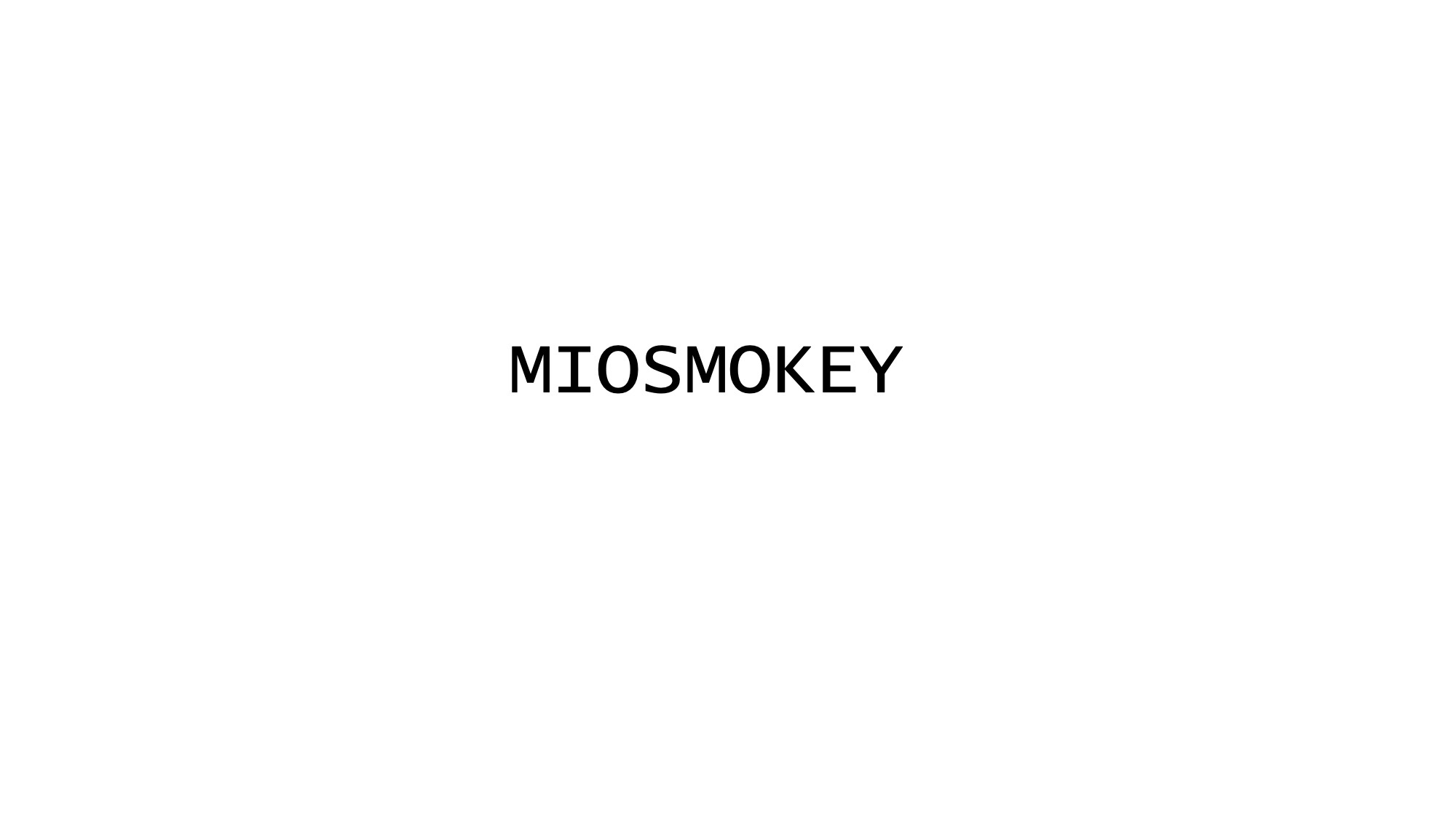 MIOSMOKEYのロゴ
