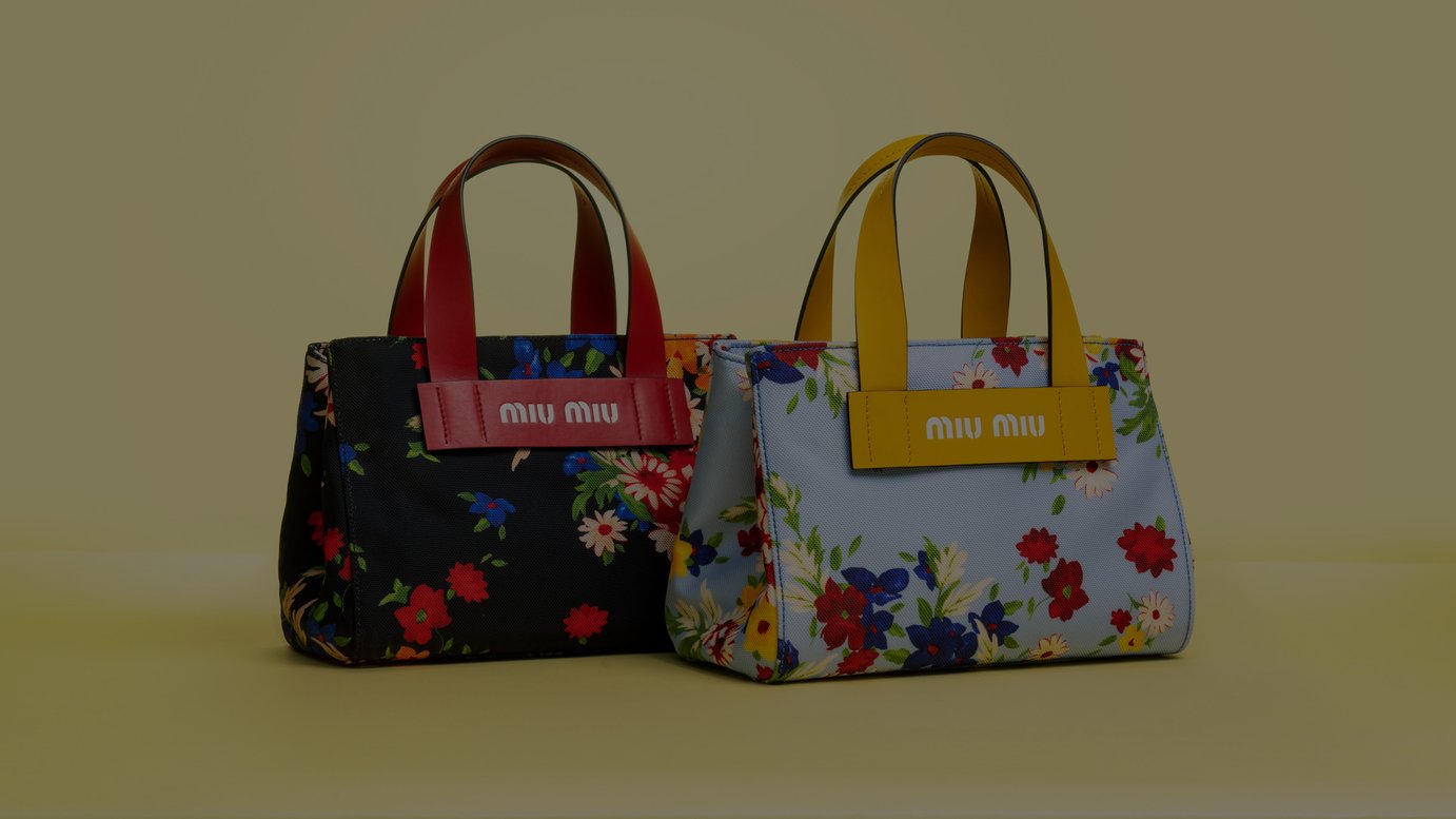 ミュウミュウが日本限定のバッグコレクション「ミュウ エブリウェア」発売、フラワーブーケや新ロゴをデザイン