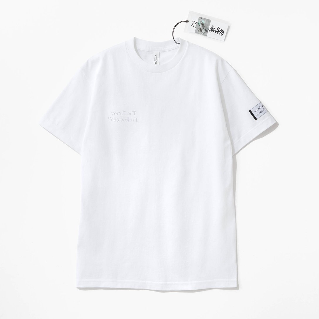 ennoy 刺繍ロゴTシャツ White/NAVY エンノイ XL - agedor.ma