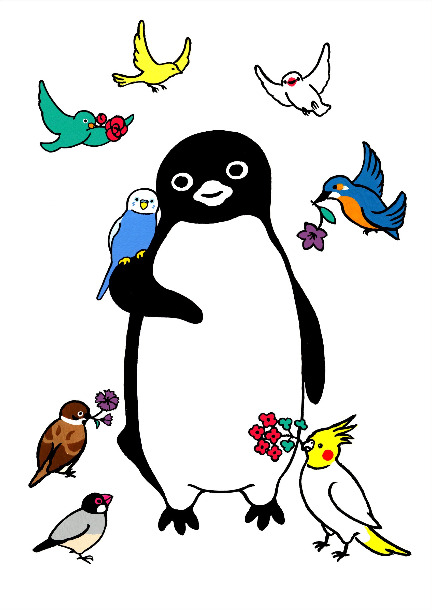 Suicaのペンギンやチーバくんを手掛けた坂崎千春 日本橋三越で展覧会を開催