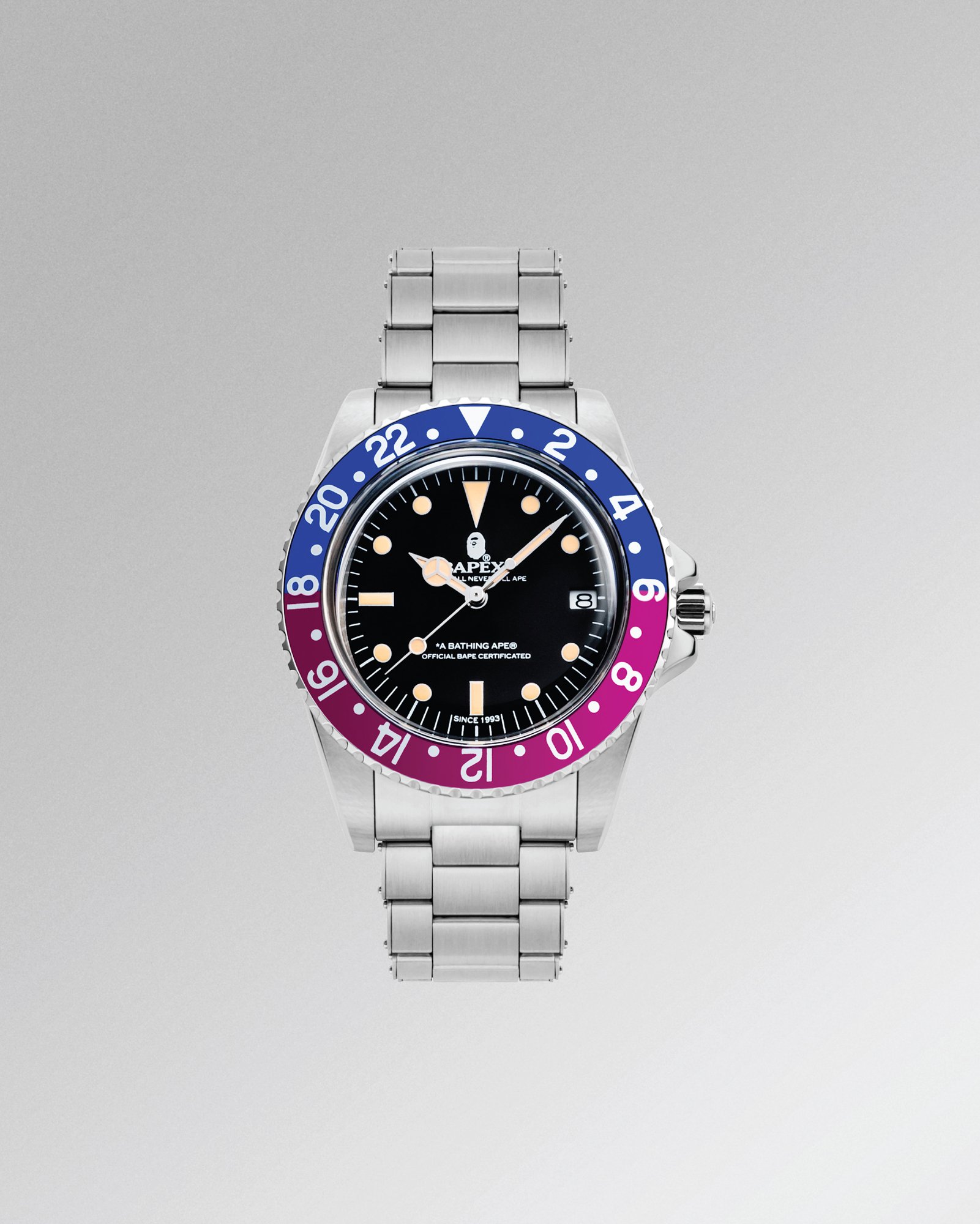 ア ベイシング エイプ®から新作時計、ヴィンテージデザインの「サルマリーナ」発売